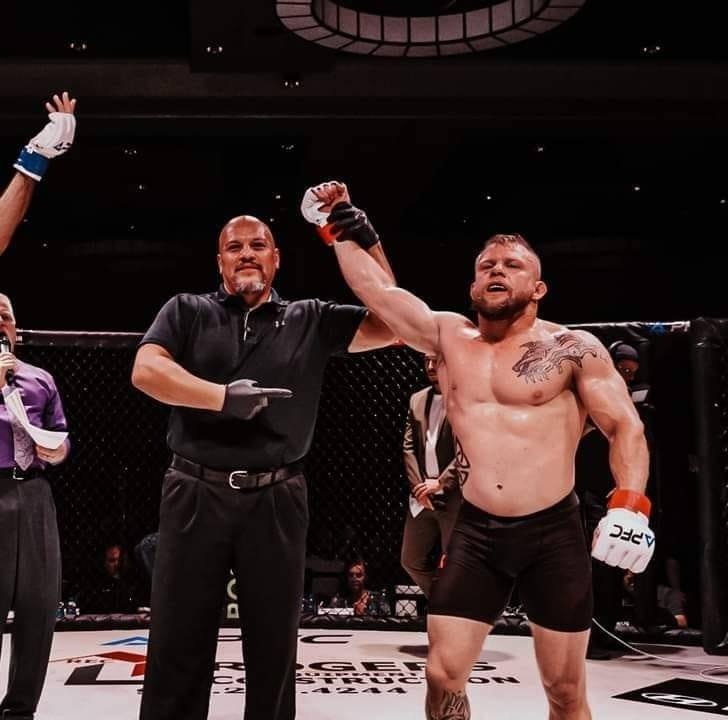 MMA victory celebration at Memento Mori MMA